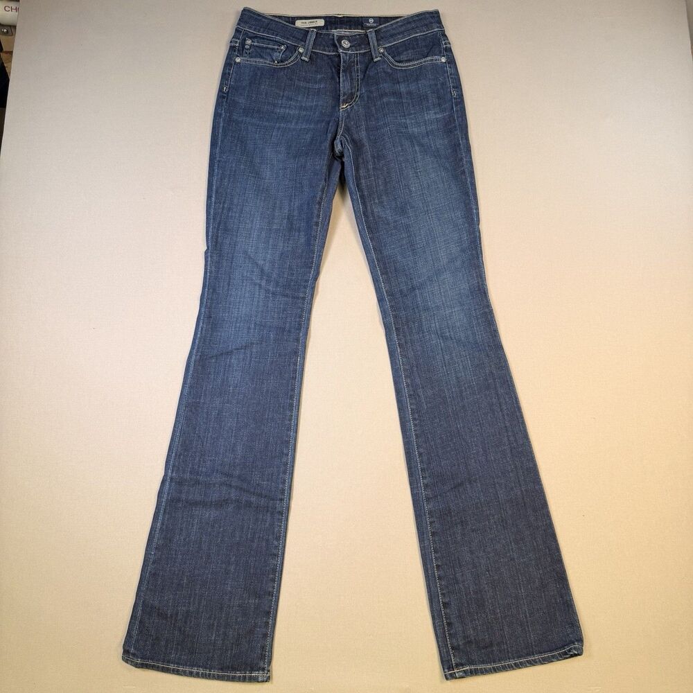 AG Adriano Goldschmied The Jessie Curvy Boot Fit Jeans Womens 26R Blue Dark Wash